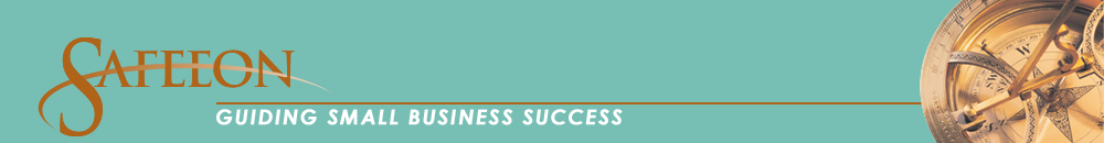 Safeeon abstract banner depicting guiding small business success.